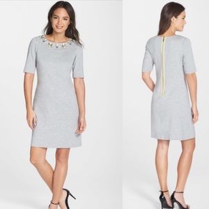 Eliza J heathered pointe shift dress